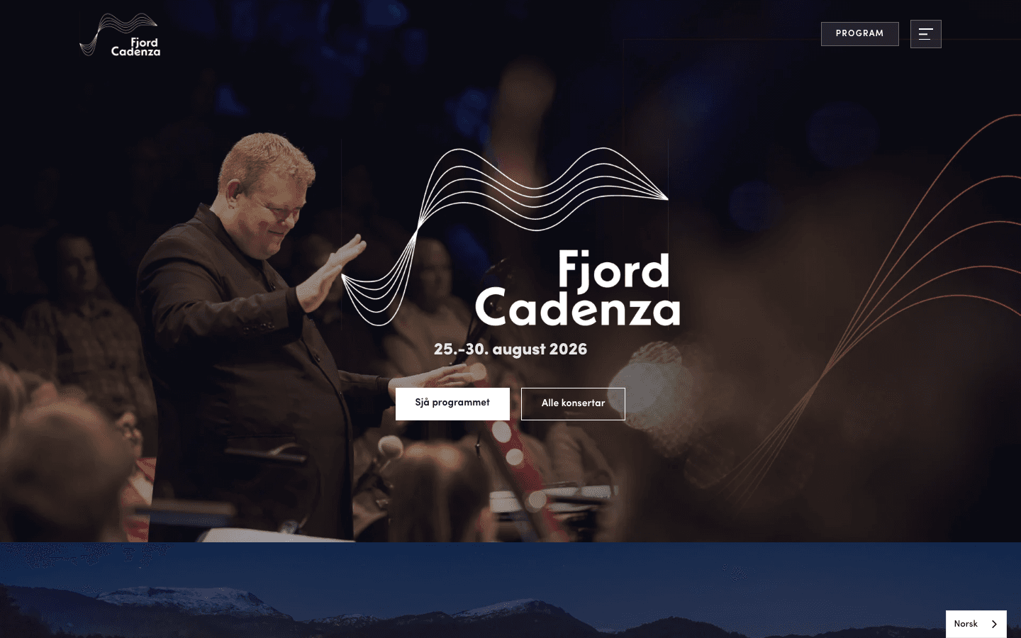 Forsiden til Fjord Cadenza
