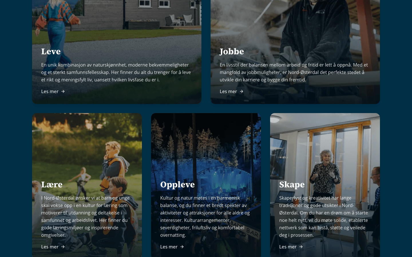 Leve, jobbe, lære, oppleve og skape i Nord-Østerdal